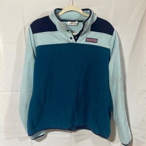 Vineyard Vines Blue Fleece Pullover